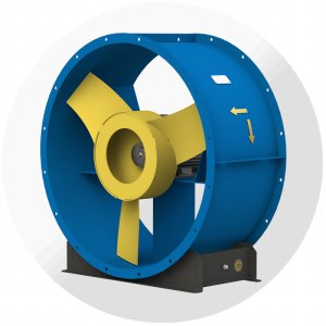 Осевой вентилятор ВО-14-320 №11,2, Ø1120 мм