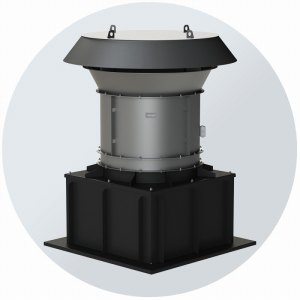Крышный приточный вентилятор ВКОП №3,15, Ø315 мм