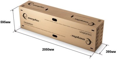 Трубка теплоизоляционная Energoflex Super Protect 28×20 мм, 2 м, красный, синий