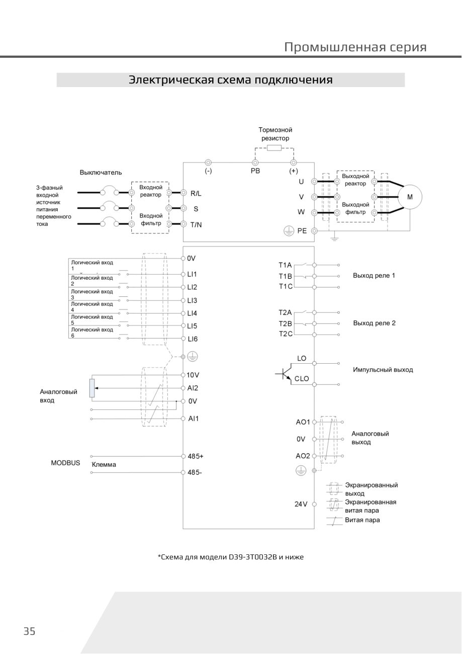Схема подключения D39 (до D39-3T0032B) Dastech D39-3T0025B